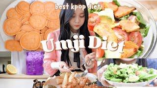 GFRIEND UMJI DIET + WEIGHTLOSS - I tried Umji's workout and diet plan for 3 days (best kpop diet)