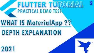 what is MaterialApp in flutter. All properties of MaterialApp. Routing in flutter using MaterialApp.