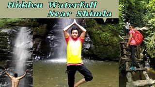 Hidden Waterfall Near Shimla | Taradevi / Shiv waterfall in Shoghi | Unexplored Himachal Trek Vlog