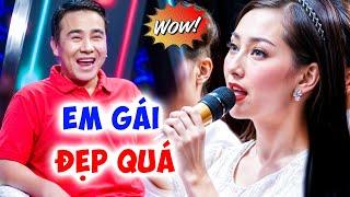 Em gái xinh như hoa hậu GIÀNH BẤM NÚT HẸN HÒ với chị chàng trai QUÁ TUYỆT - Hẹn Hò Quyền Linh