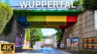 Fahrtour 4K: Wuppertal Deutschland 2024  | Stadtreise