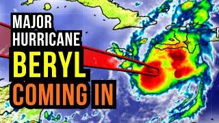 Major Hurricane Beryl Hits...