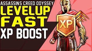 Assassin's Creed Odyssey HOW TO LEVEL UP FAST - FASTEST way to LEVEL UP XP in AC Odyssey