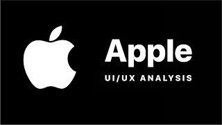 Analysis of Apple's Website from a UI UX Designer