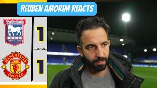 Reuben amorim reacts in Post Ipswich Match || highlights