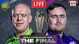 Live  Luke Littler Vs Michael Van Gerwen Final | PDC World Darts Championship 2025 Live