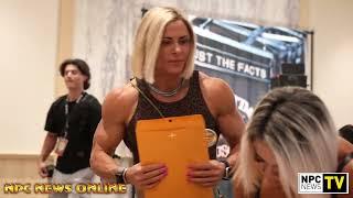 Beautiful Muscular Blonde Female Bodybuilder Shining LIke An Angel!