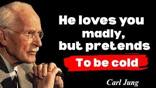 3 signs he loves you but is afraid to admit it || Carl Jung Motivation #carljung #spiritualgrowth