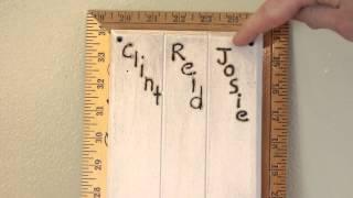 Removable Growth Chart When You Move, Fun Project Presented by John Fiala Windermere