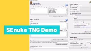 SEnuke TNG Demo - Best SEO Software