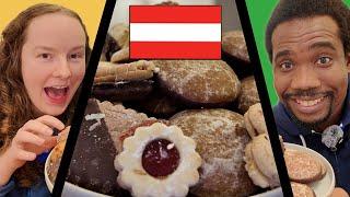 Trying TRADITIONAL CHRISTMAS Cookies from AUSTRIA