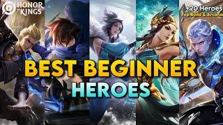 BEST 20 HEROES FOR BEGINNERS! | Honor of Kings