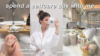 SPEND A SELF CARE DAY WITH ME 🫧 | VLOG | home & wedding updates, spa pedicure etc