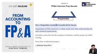 FP&A Interview Prep Secrets | From Accounting to FP&A | Chapter 8 | Asif Masani