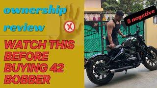 Jawa bobber 42 ownership review | 5 negative nobody told 