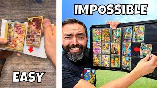 1-Min Pokémon Card Challenge But the Binders Get Bigger