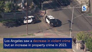 2023 Los Angeles crime statistics released