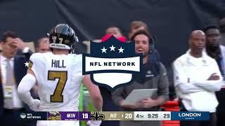 Taysom Hill gives Saints the lead
