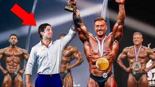 Sneaking On Stage With 6x Mr. Olympia Chris Bumstead