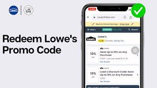 How To Redeem Lowe's Promo Code 2024 (FULL GUIDE)