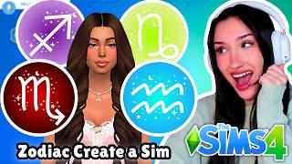 making sims inspired by the ZODIAC SIGNS in The Sims 4 (PART 2)