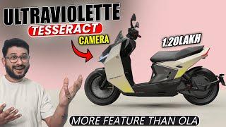 Ultraviolette First ELECTRIC SCOOTER (TESSERACT) @1.20 Lakh ! OLA KILLER ! Radar, Camera and More