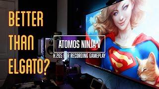 Atomos Ninja V with H.265 is a MONSTER Gaming Capture Device!!!