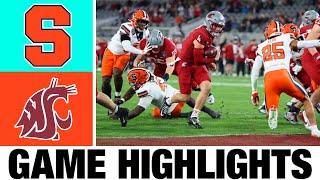 #21 Syracuse vs Washington State FULL GAME Highlights |DirecTV Holiday Bowl | 2024 College Football