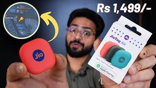 Jio Tag Air Review At Rs 1,499 Only  | Location Tracking  | Works With Apple Find My !!