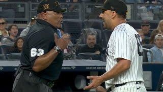 Nestor Cortes upset with umpire Laz Diaz after quick pitch was waved off | ESPN MLB