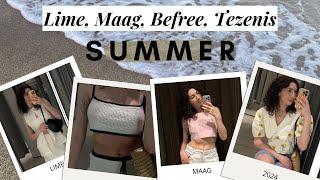 LIME, MAAG, Befree, Tezenis: готовимся к отпуску и выбираем одежду для жаркого лета| ШОПИНГ ВЛОГ ️