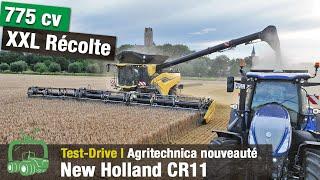 Test-Drive New Holland CR11 | Nouvelle moissonneuse-batteuse XXL | Visite de l’usine Zedelgem | CR10