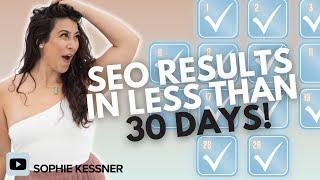 How To Increase your seo traffic in 30 days or less [Brand New Website]