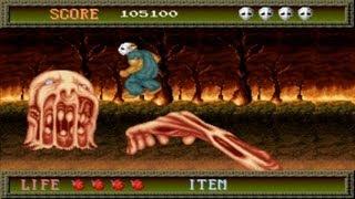 Splatterhouse 1 Arcade Gameplay Playthrough longplay