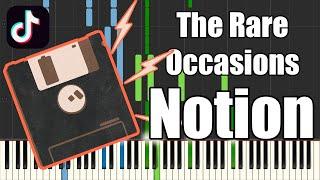 The Rare Occasions - Notion (Piano Cover)