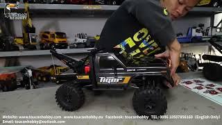 Unbox 1/8 CORSSRC EMO X3 RC Towing Rescue Car 4x4 Remote Control Crawler Car