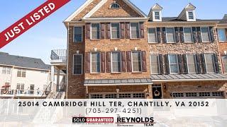 25014 Cambridge Hill Ter, Chantilly, VA 20152 The Reynolds Team (703) 297 4251