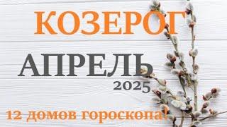 КОЗЕРОГ  АПРЕЛЬ 2025  Прогноз на месяц таро расклад Все знаки зодиака! 12 домов гороскопа!