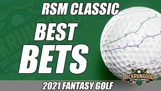 RSM Classic Best Bets, Matchups, One & Done - Golf Bets