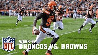 Karlos Dansby Pick Six's Peyton Manning Pass! | Broncos vs. Browns | NFL