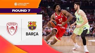 Offensive Storm Ends Streak | Olympiacos Piraeus - FC Barcelona | BASKETBALL HIGHLIGHTS R7 2024-25