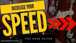 HOW TO INCREASE YOUR SPEED ON THE BASS | EXERCISE ~ Daric Bennett’s Bass Lessons