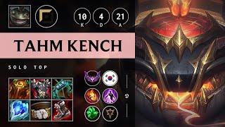 Tahm Kench Top vs Fiora - KR Master Patch 25.04