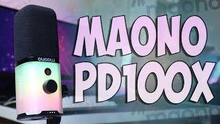 Maono PD100X Обзор самого красивого недорогого микрофона для стримеров