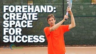 ONLINE TENNIS LESSON | A Tennis Lesson On Creating Space With The Forehand