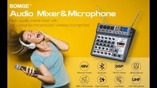 BOMGE 06E AUDIO  MIXER  TEXT