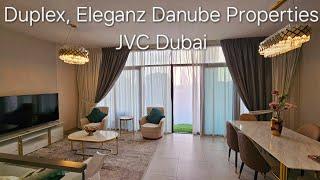 Furnished Duplex 2bhk, 2.8 Million Dirhams, 6.50 Crore INR, Eleganz by Danube Properties,JVC, Dubai