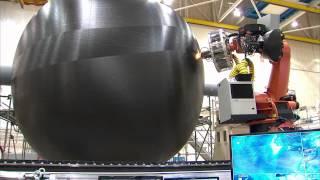 Manufacturing A Large Composite Rocket Fuel Tank