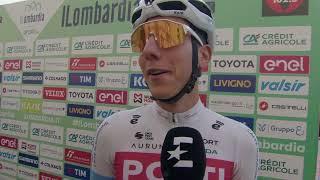 Davide Piganzoli - Interview at the start - Il Lombardia 2024