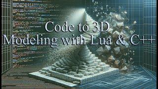 #1 - Emitting OBJ files | Code to 3D: Modeling with Lua & C++